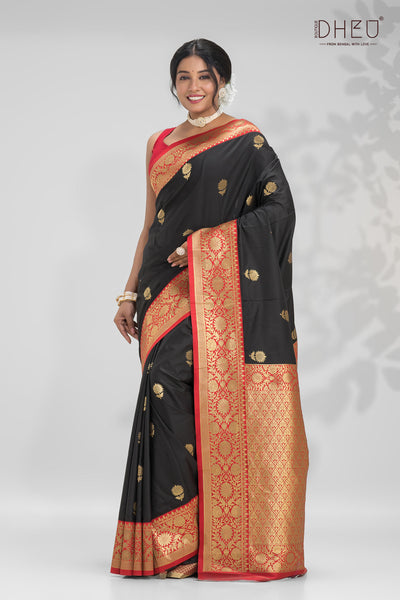 Semi Katan Benarasi Saree