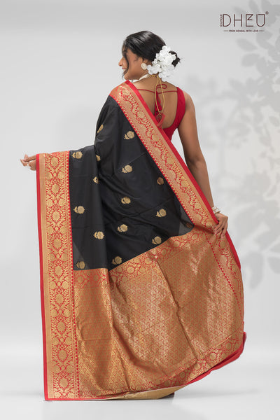 Semi Katan Benarasi Saree