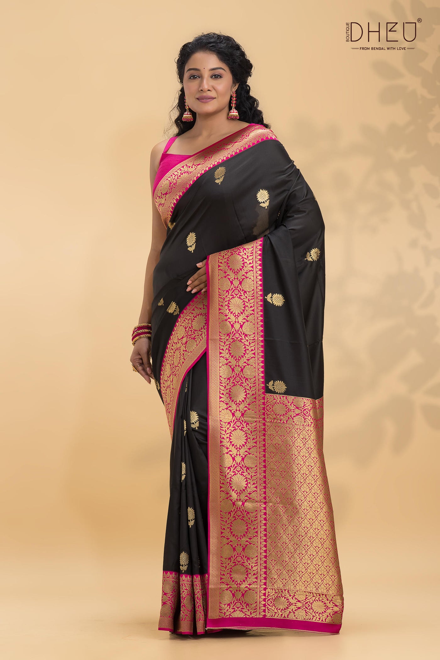 Semi Katan Benarasi Saree