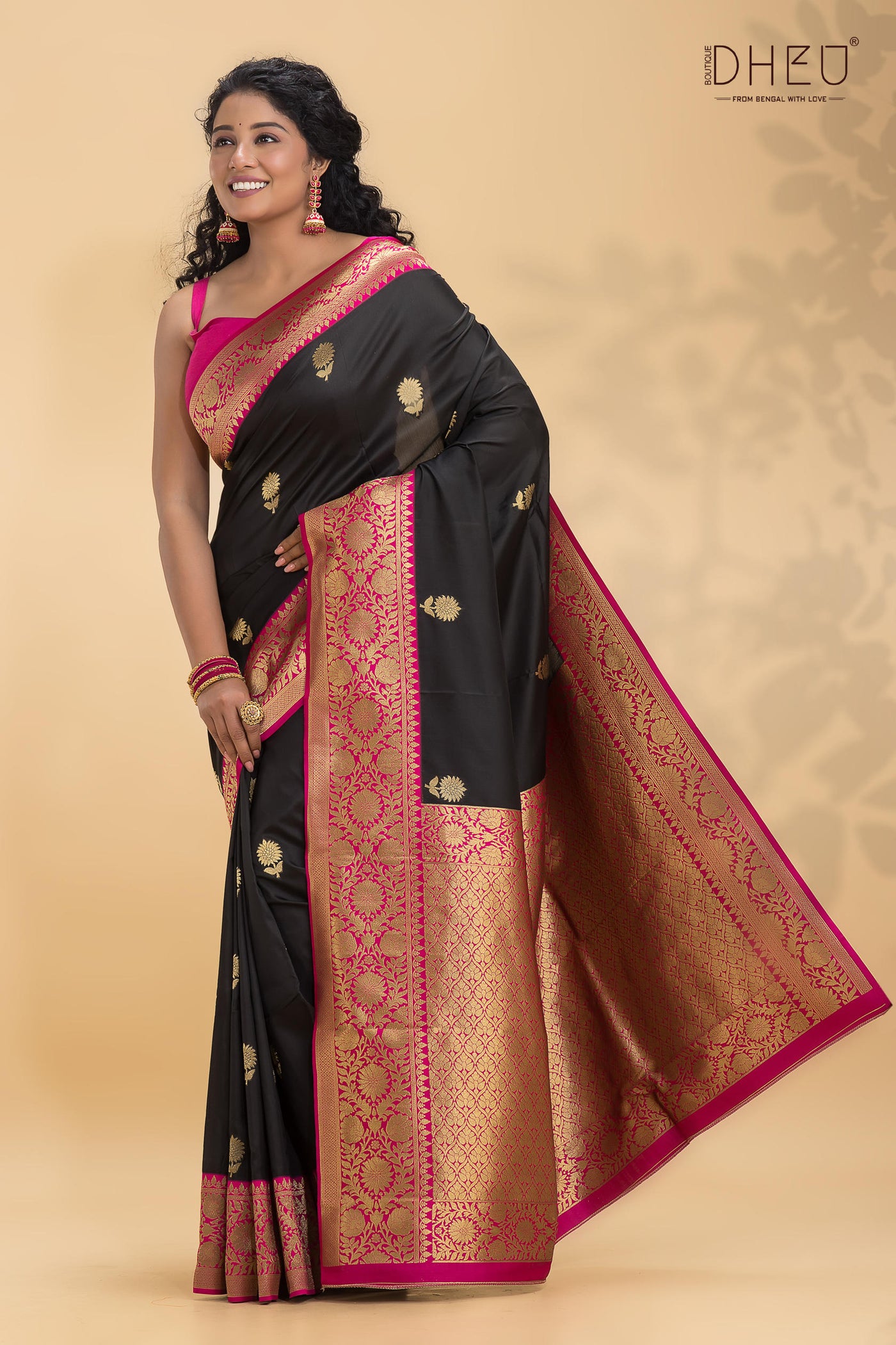 Semi Katan Benarasi Saree