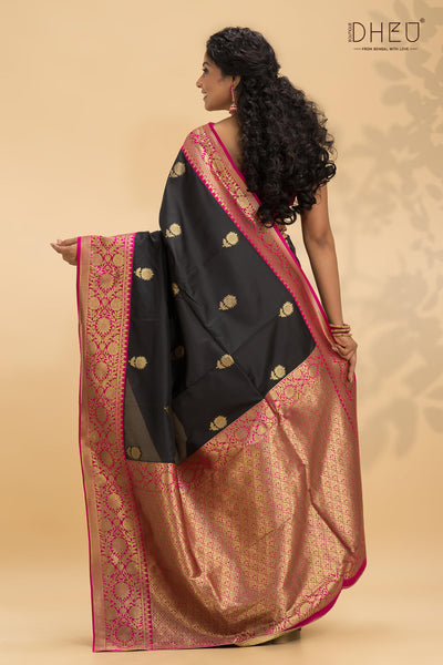 Semi Katan Benarasi Saree