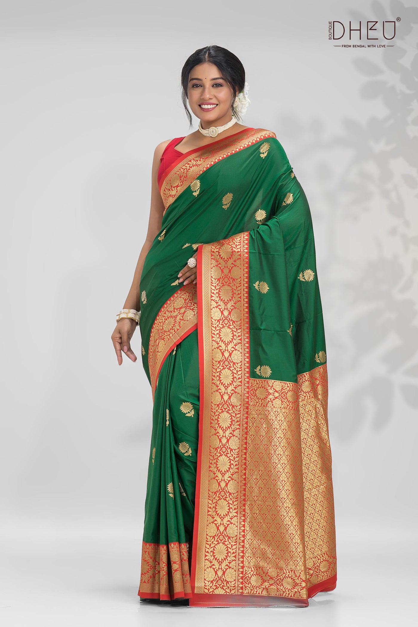 Semi Katan Benarasi Saree