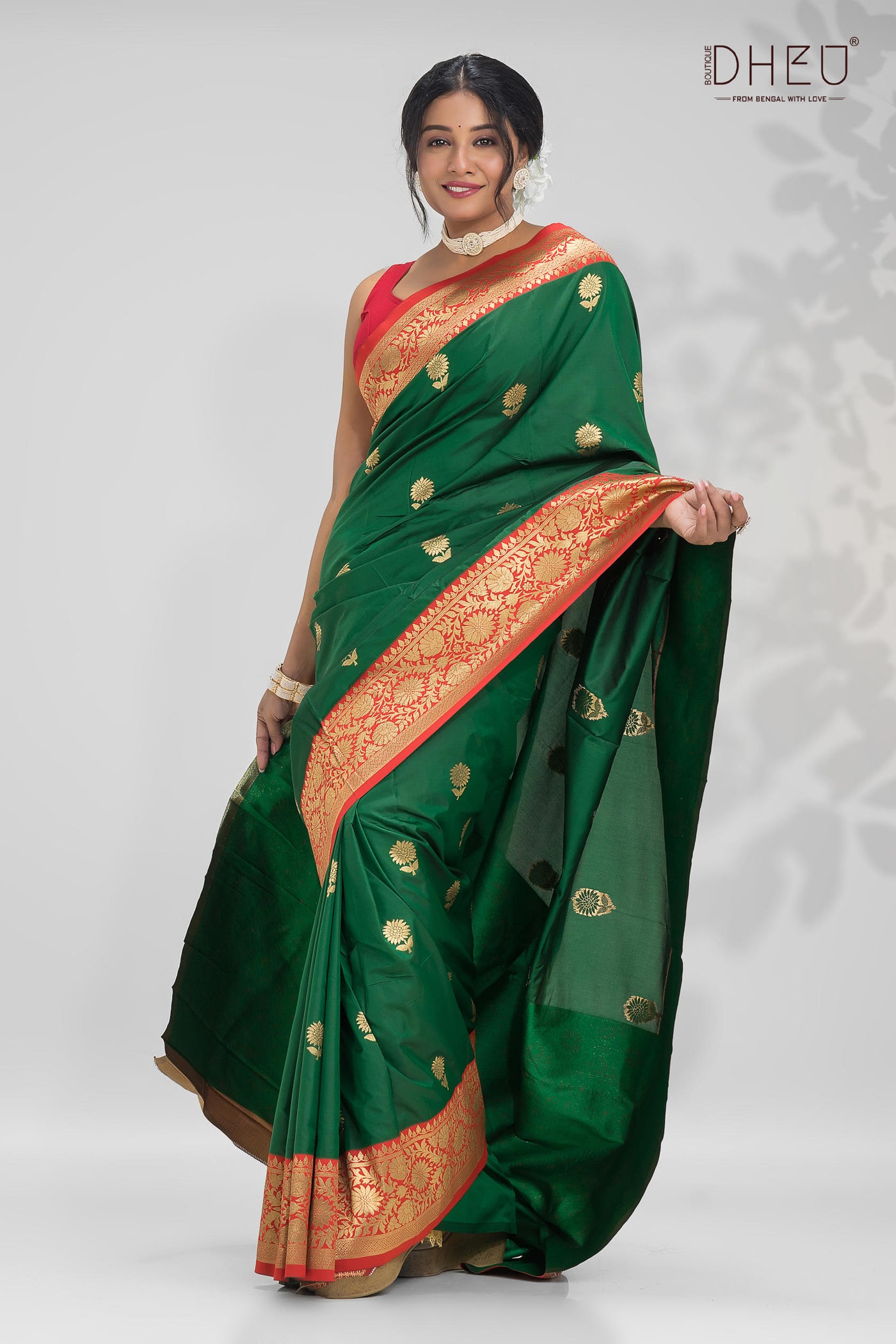 Semi Katan Benarasi Saree