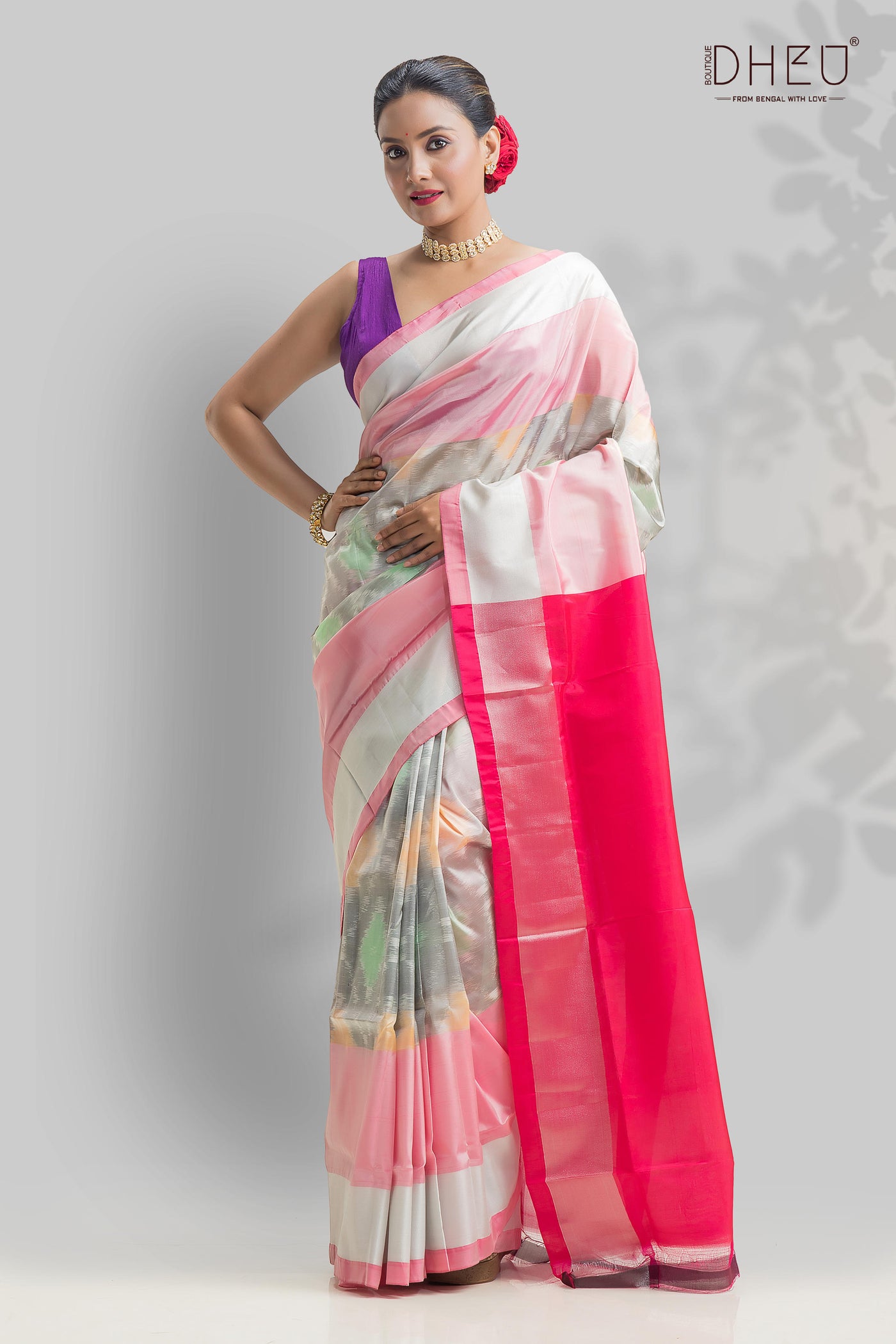 Exclusive Ikkat Silk Saree