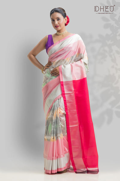 Exclusive Ikkat Silk Saree