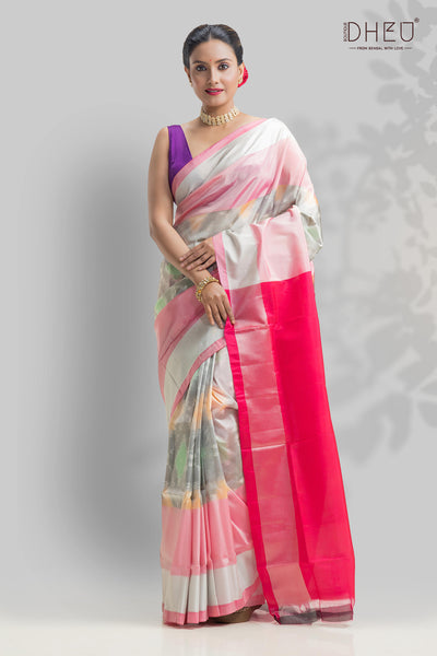 Exclusive Ikkat Silk Saree