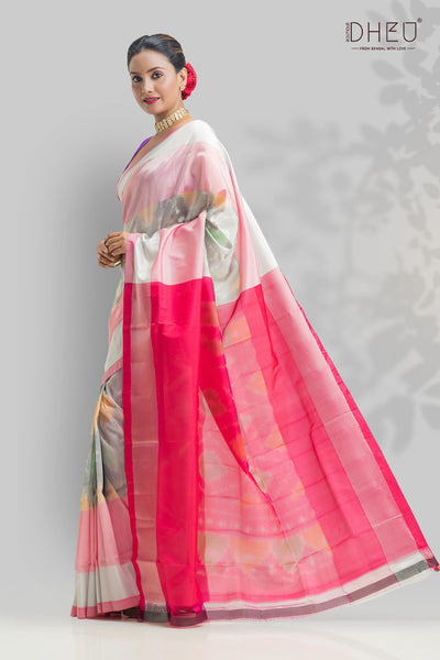 Exclusive Ikkat Silk Saree