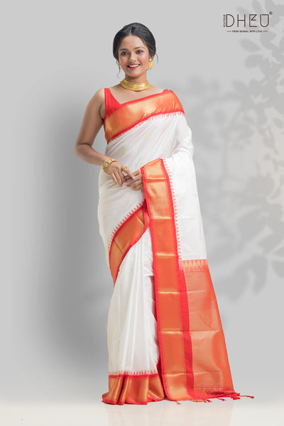 Traditional Khadiyal Silk Saree