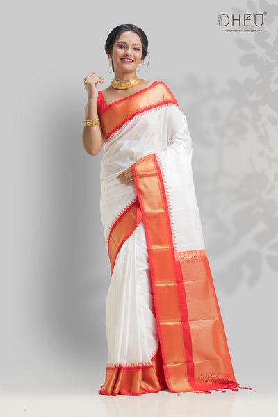 Traditional Khadiyal Silk Saree