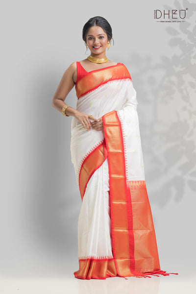 Traditional Khadiyal Silk Saree