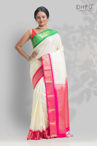 Traditional Khadiyal Silk Saree