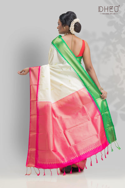 Traditional Khadiyal Silk Saree