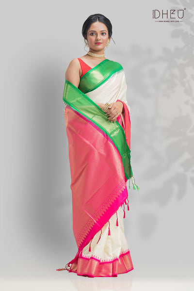 Traditional Khadiyal Silk Saree