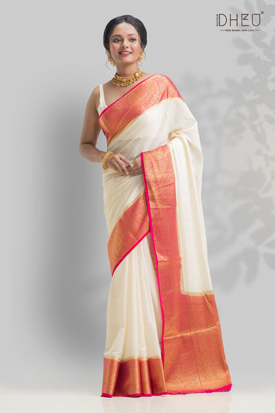 Designer Brocade Silk Saree