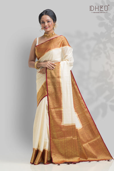 Designer Brocade Silk Saree