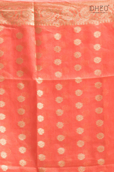 Designer Silk Linen Saree