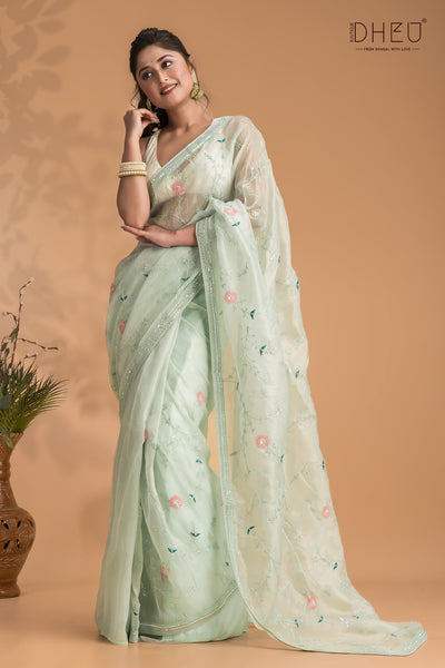 Exclusive Organza Saree