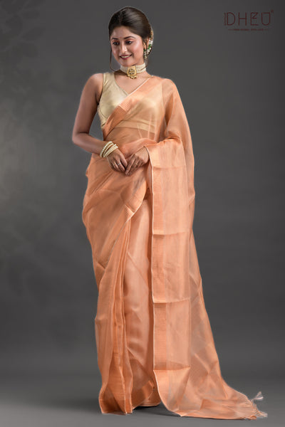 Designer pure tissue saree at lowest cost only at dheu.in