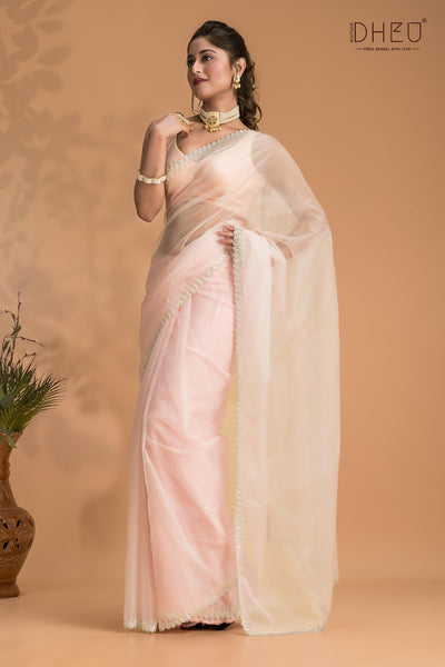 Plumeria - Exclusive Organza Saree