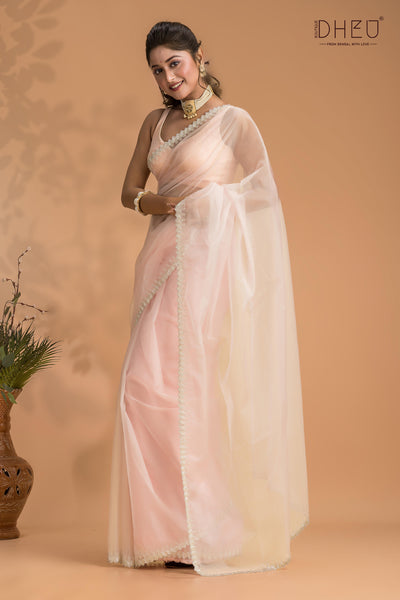 Plumeria - Exclusive Organza Saree