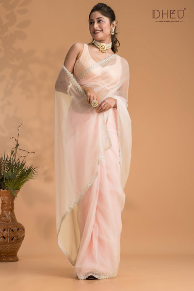 Plumeria - Exclusive Organza Saree