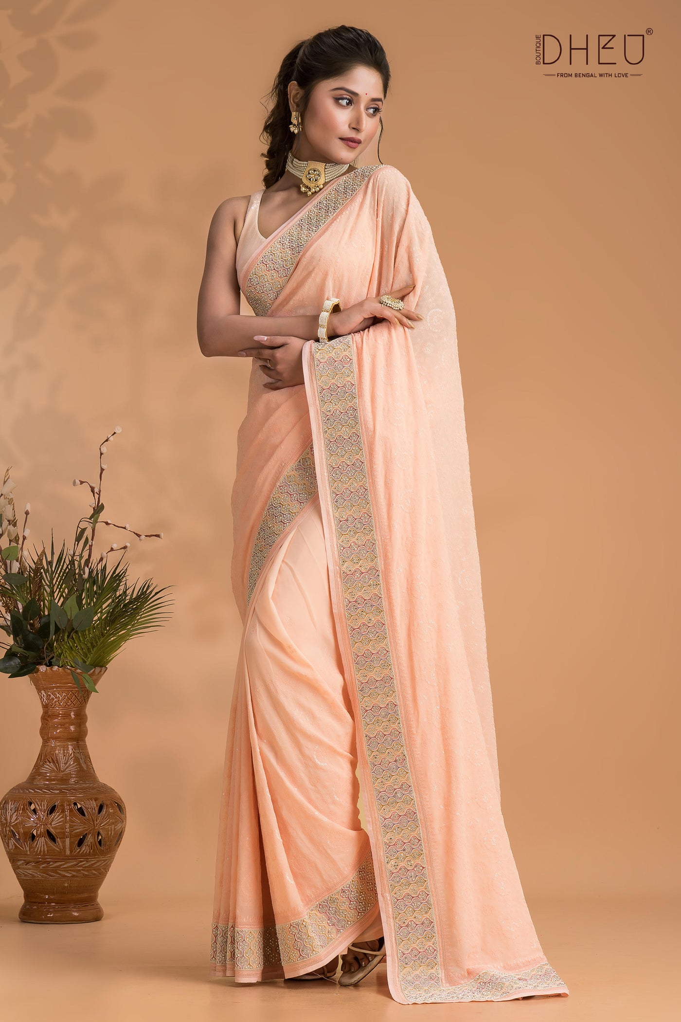 Exclusive Chiffon Georgette Saree