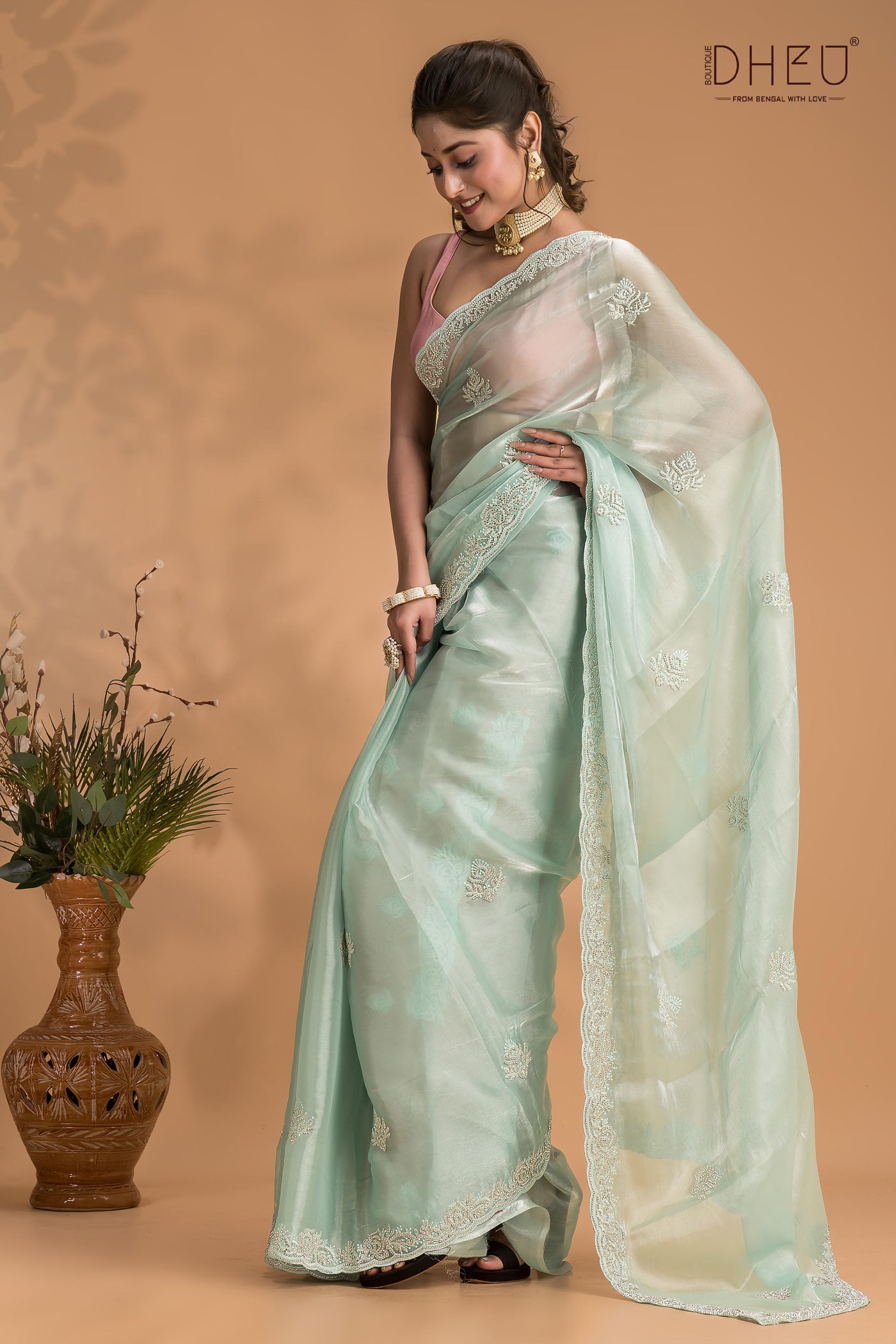 Exclusive Designer Organza Saree