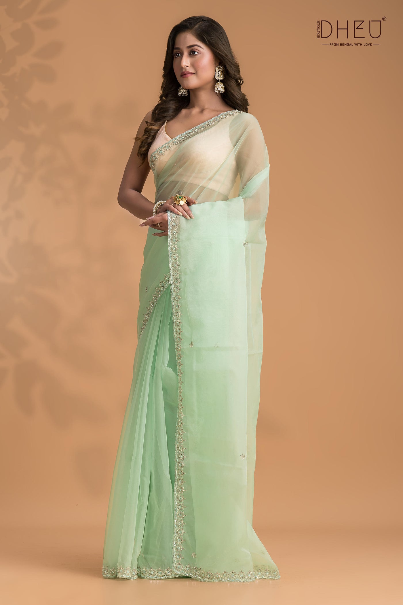 Designer Chiffon Silk Saree