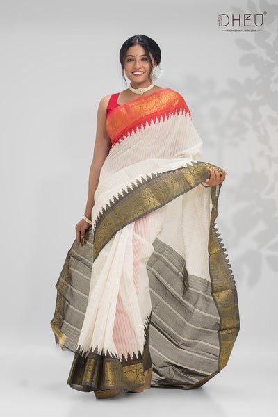 Handloom Maheshwari Saree