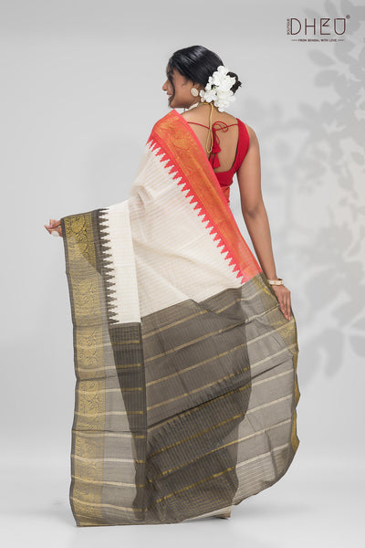 Handloom Maheshwari Saree