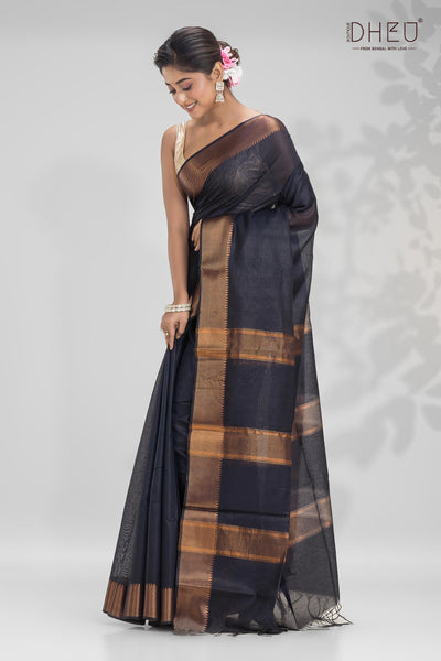 Temple Handloom Silk Saree