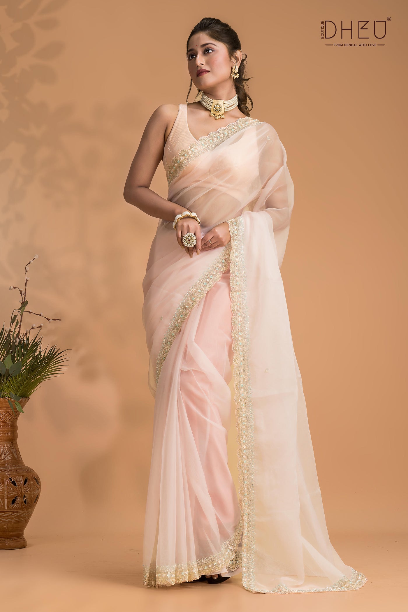 Designer Pure Organza Saree