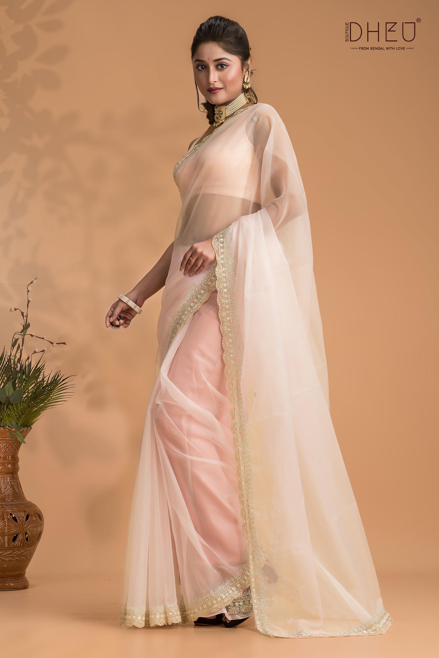 Designer Pure Organza Saree