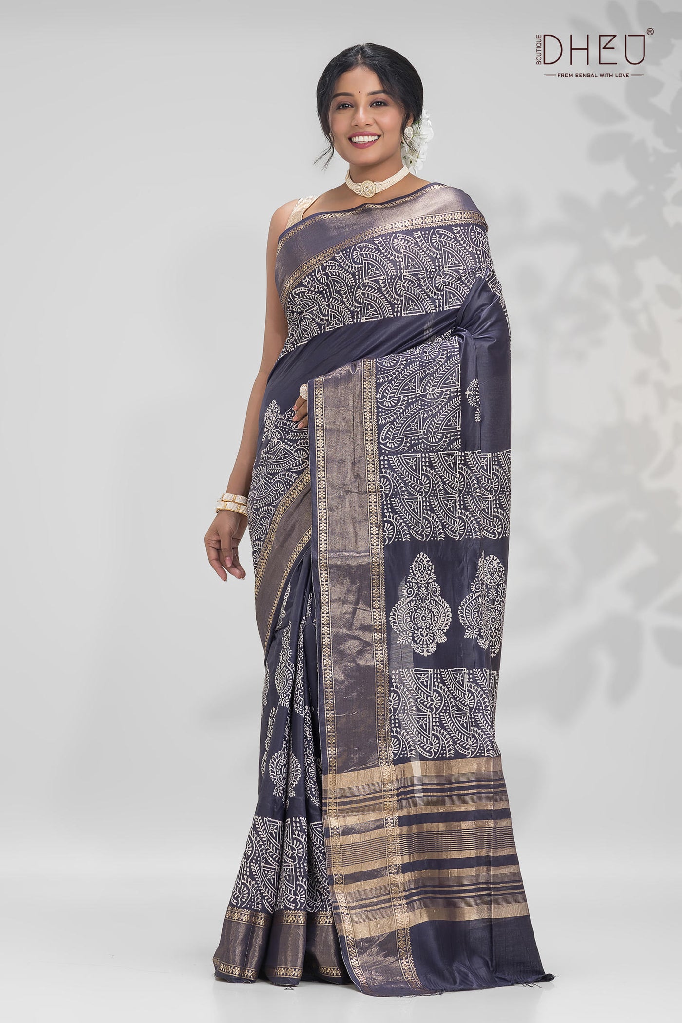 Designer Silk Batik Saree