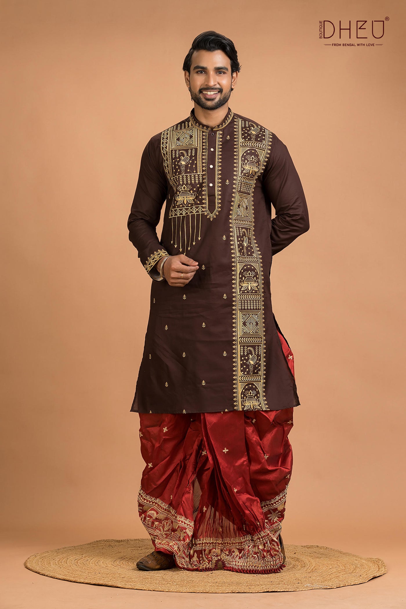 Designer Kurta Dhoti(Optional) Set