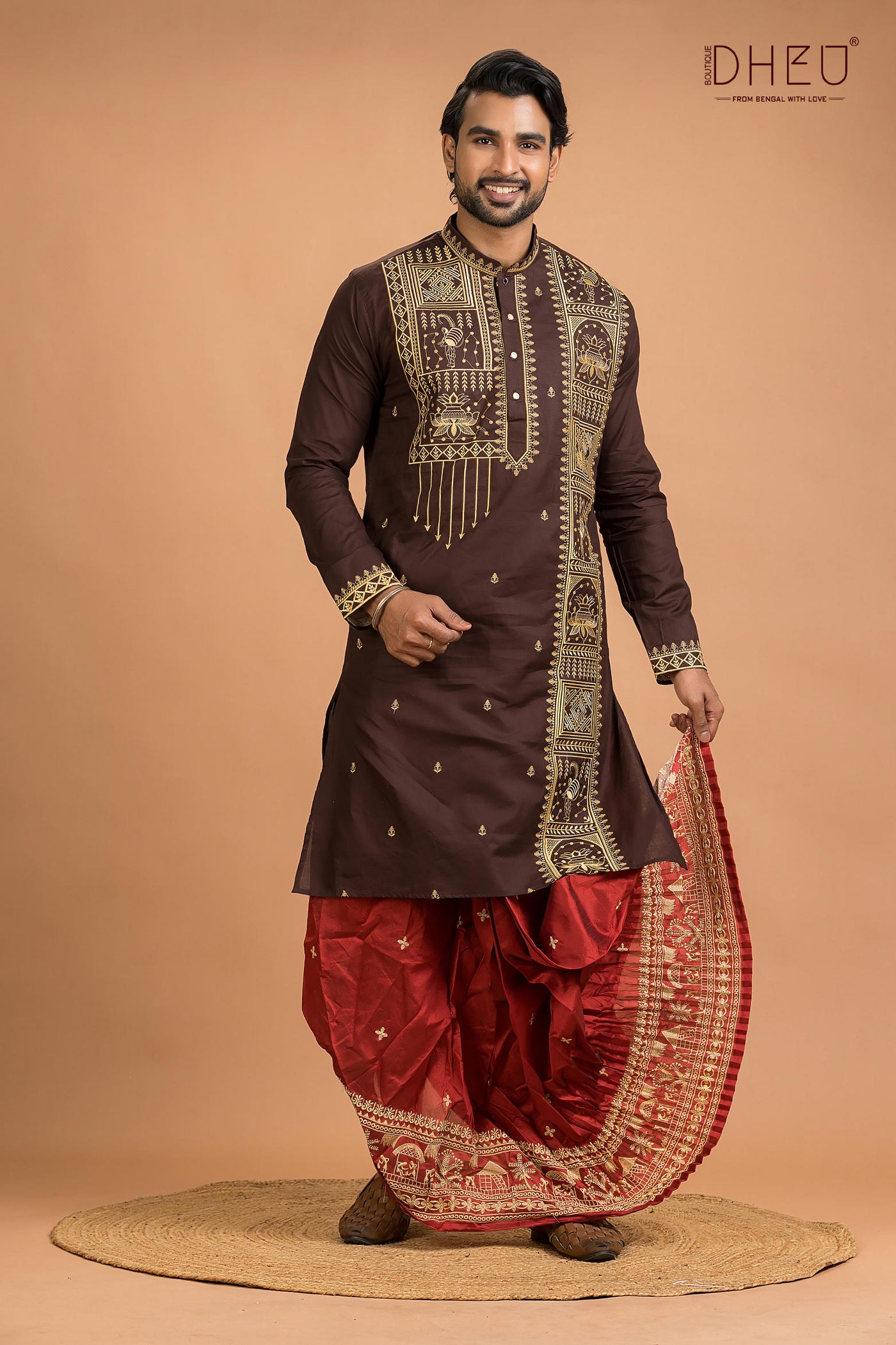 Designer Kurta Dhoti(Optional) Set