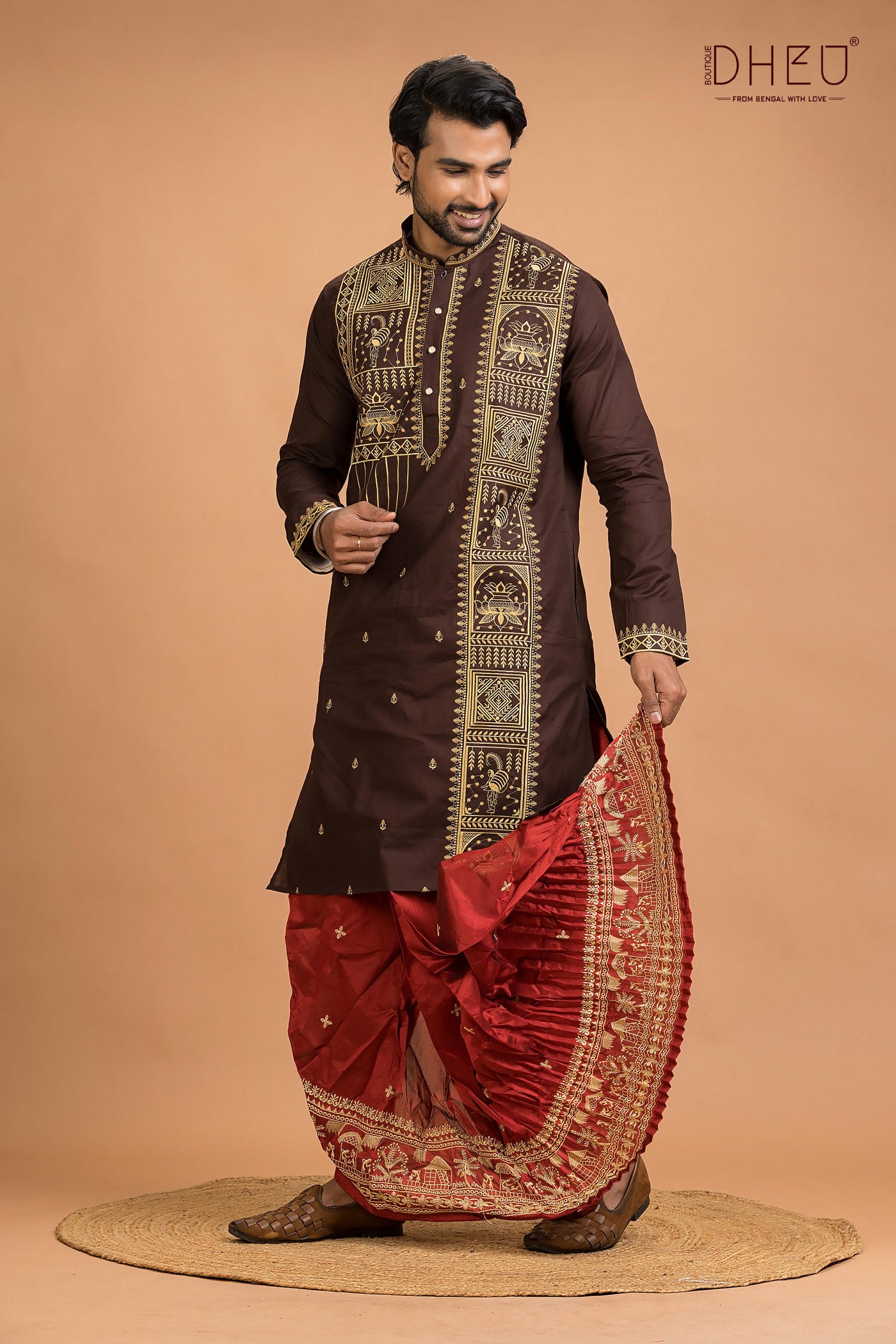 Designer Kurta Dhoti(Optional) Set