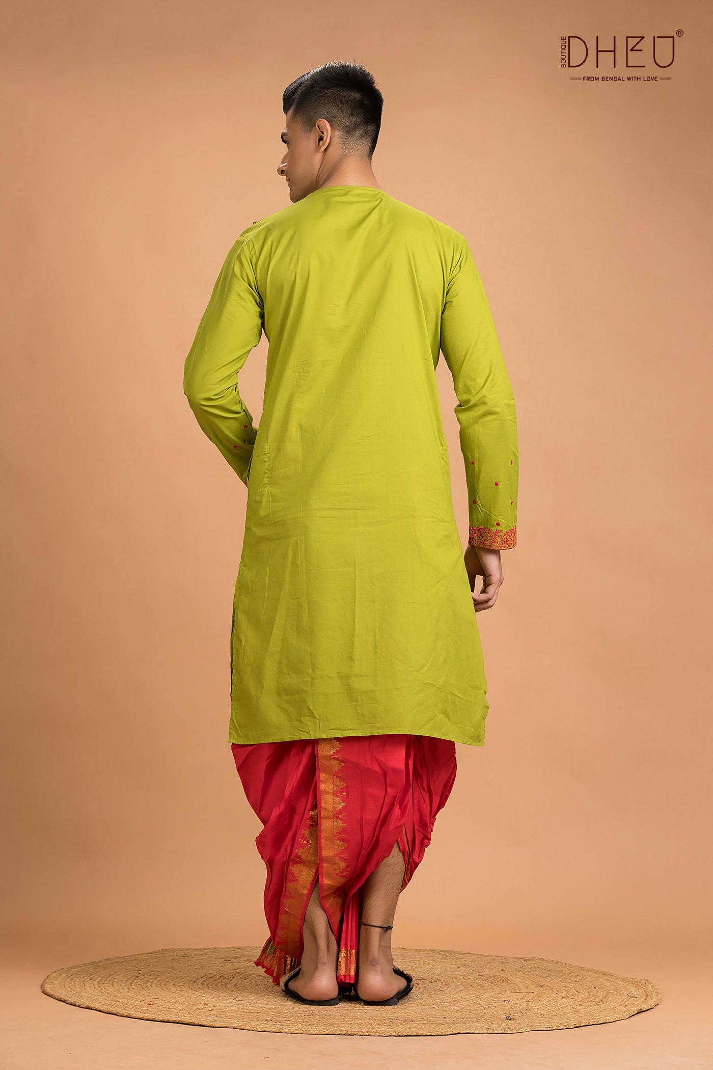 Dheu Designer Kurta Dhoti(Optional) Set