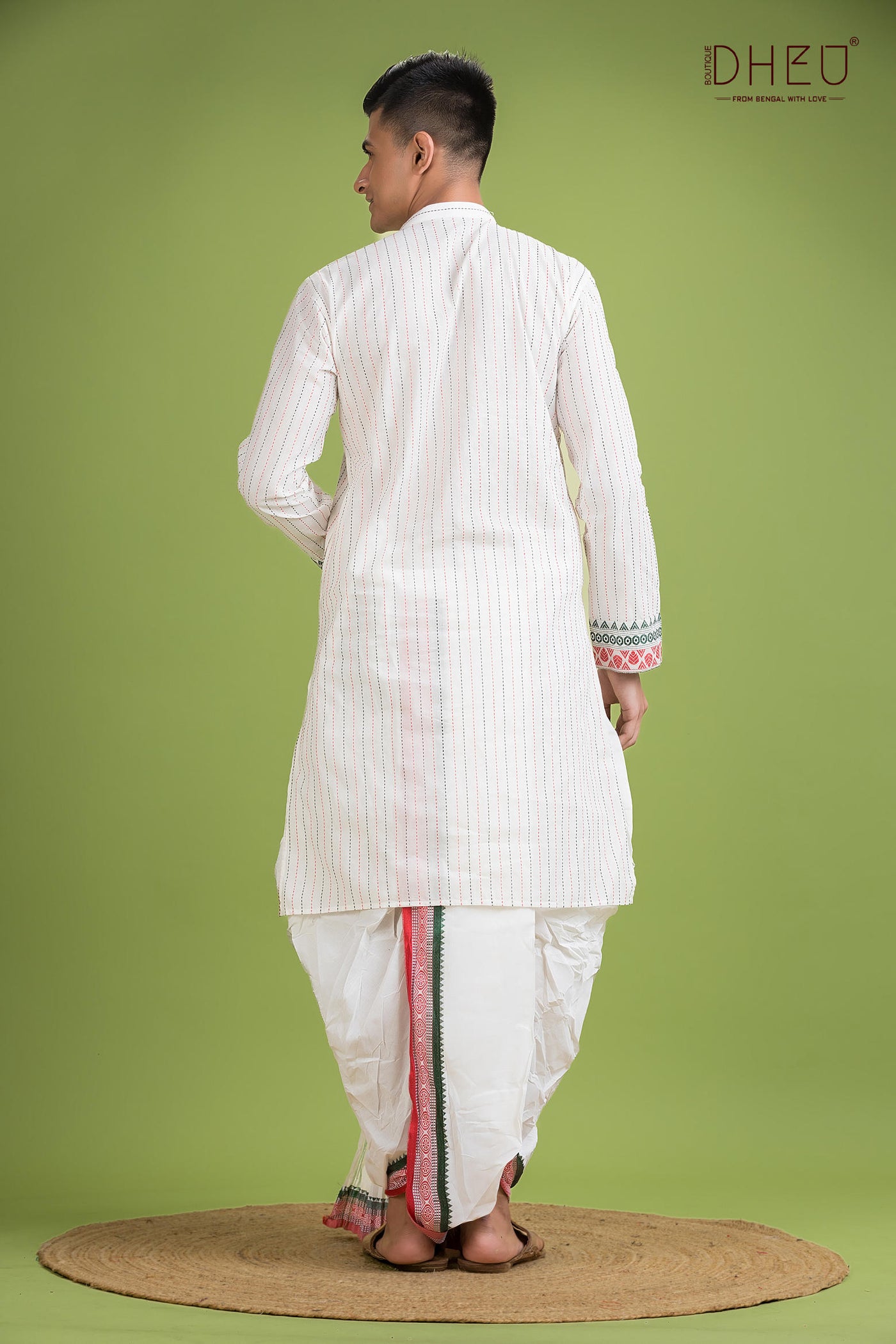 Dheu Designer Kurta Dhoti(Optional) Set