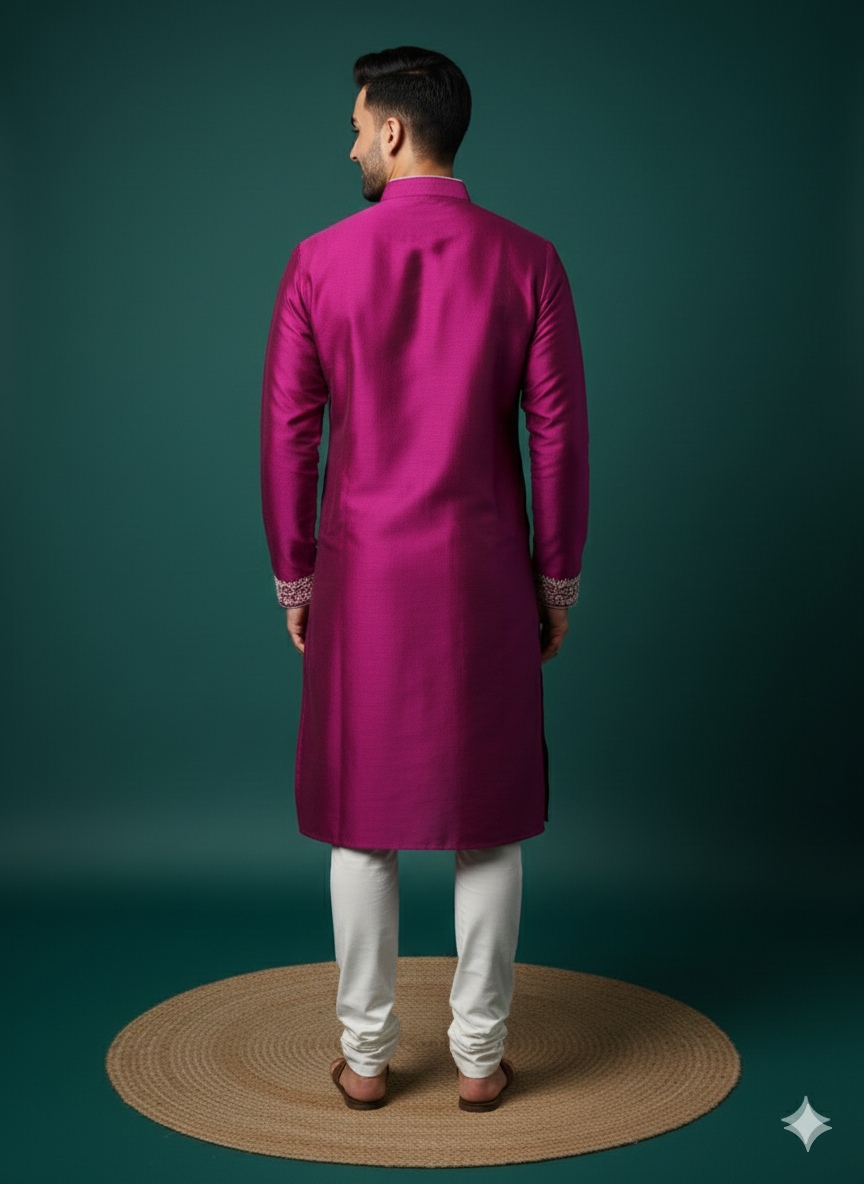 Exclusive Designer Silk Kurta