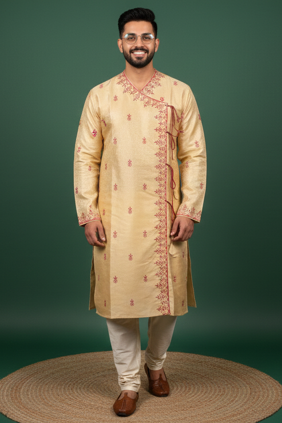 Exclusive Designer Silk Kurta