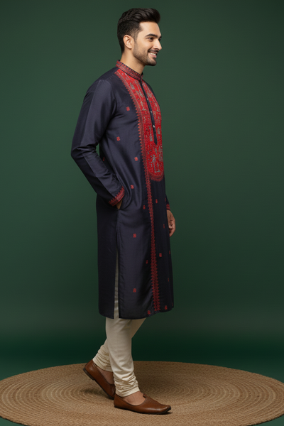 Exclusive Designer Silk Kurta