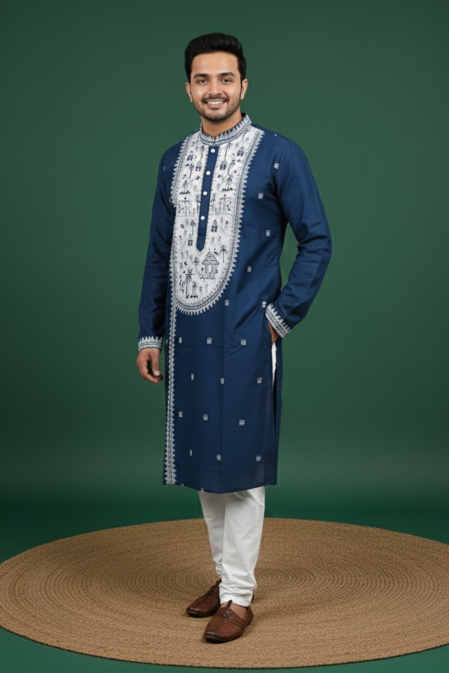 Exclusive Designer Silk Kurta