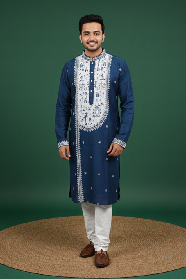 Exclusive Designer Silk Kurta