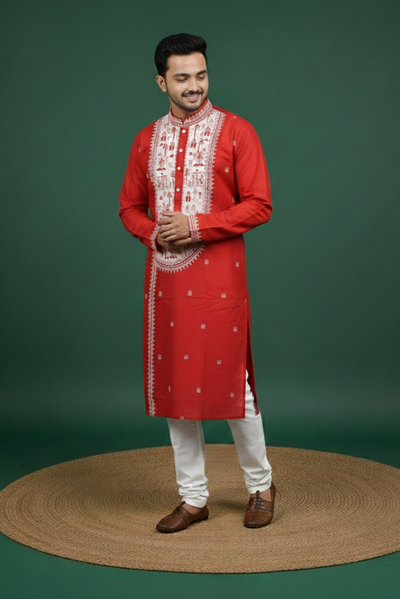 Exclusive Designer Silk Kurta