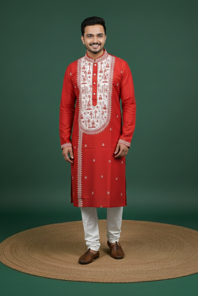 Exclusive Designer Silk Kurta