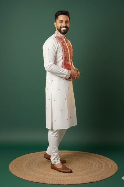 Exclusive Designer Silk Kurta