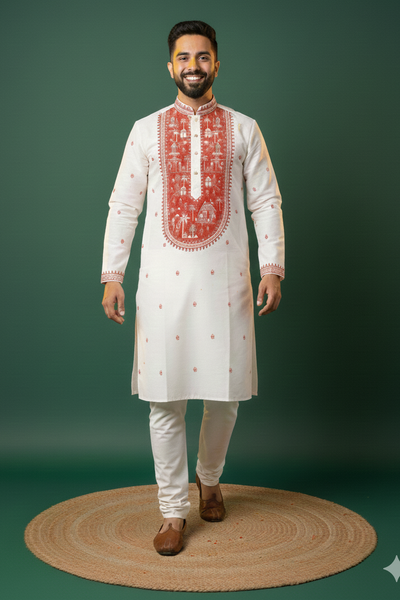 Exclusive Designer Silk Kurta