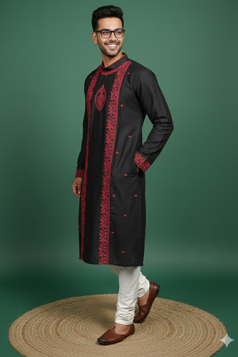 Exclusive Designer Silk Kurta