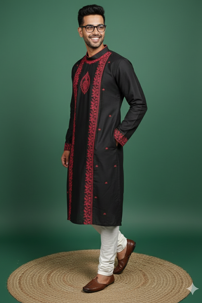 Exclusive Designer Silk Kurta
